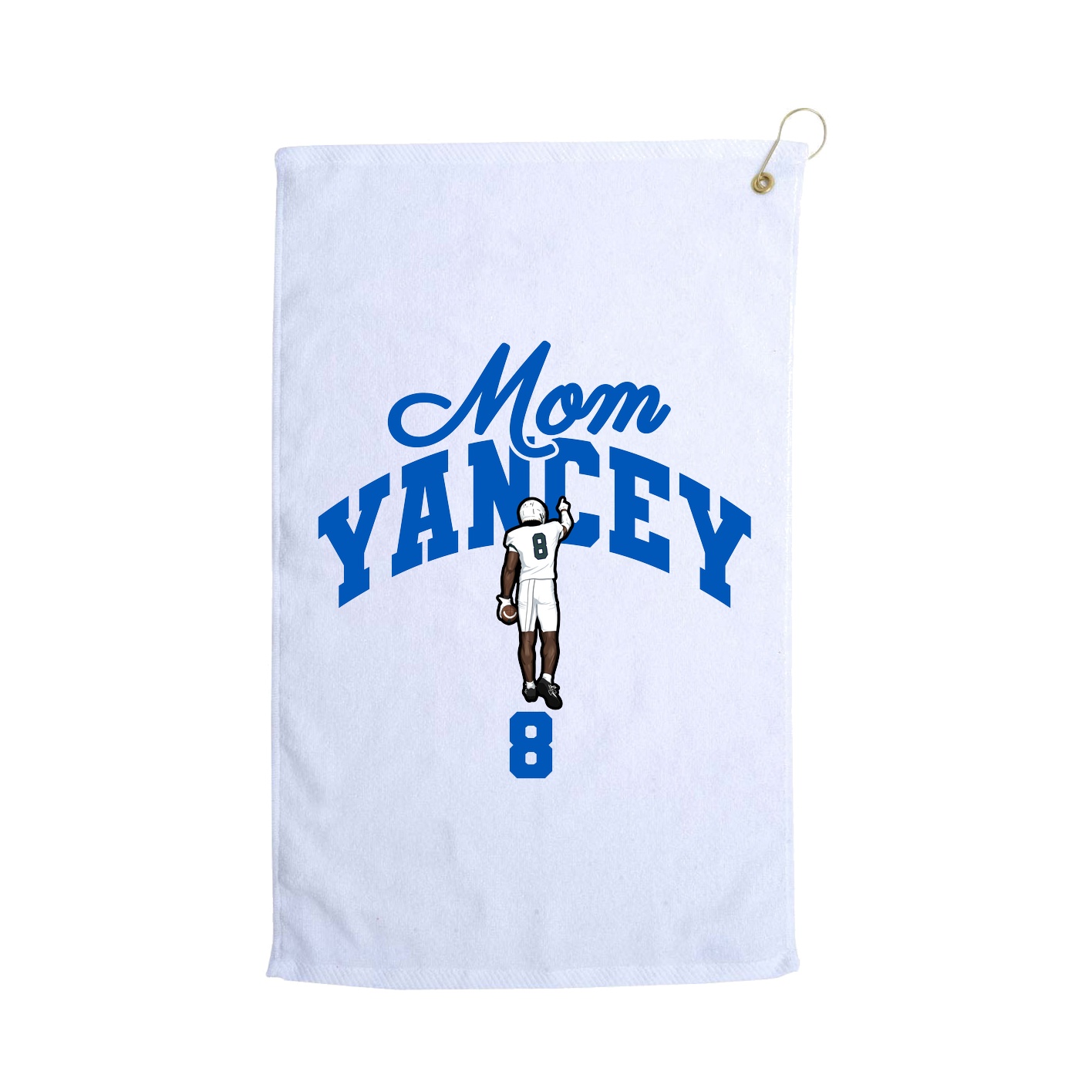 Golf Towel — Mothers Day Arch in White