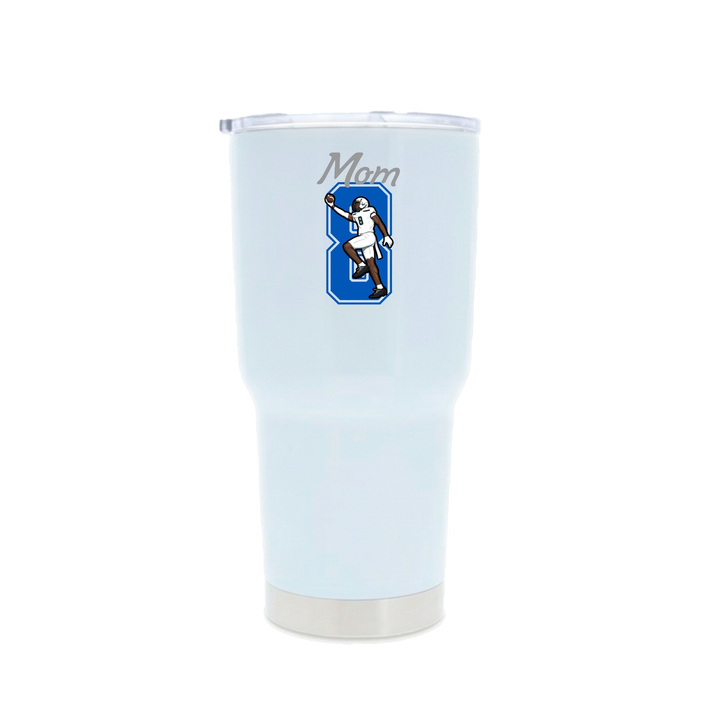 30oz Stainless Steel Tumbler — Mothers Day Shirsey in White