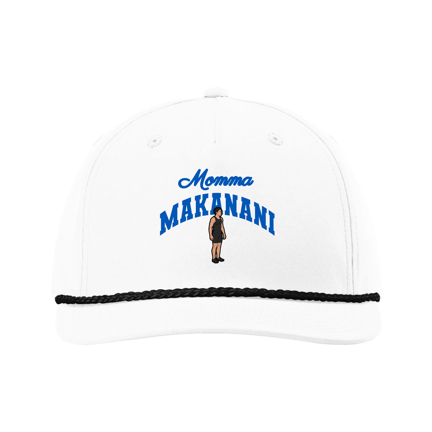 Five-Panel Classic Rope Cap — Mothers Day Arch in White