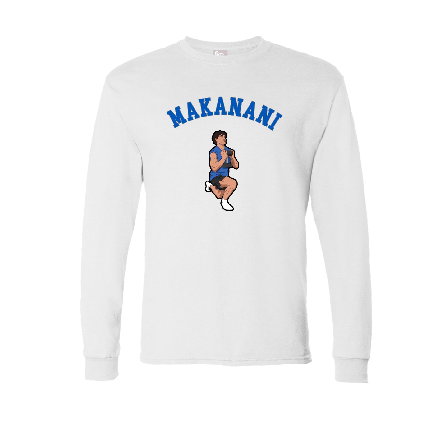 Long Sleeve Tee — Shirsey Arch in White