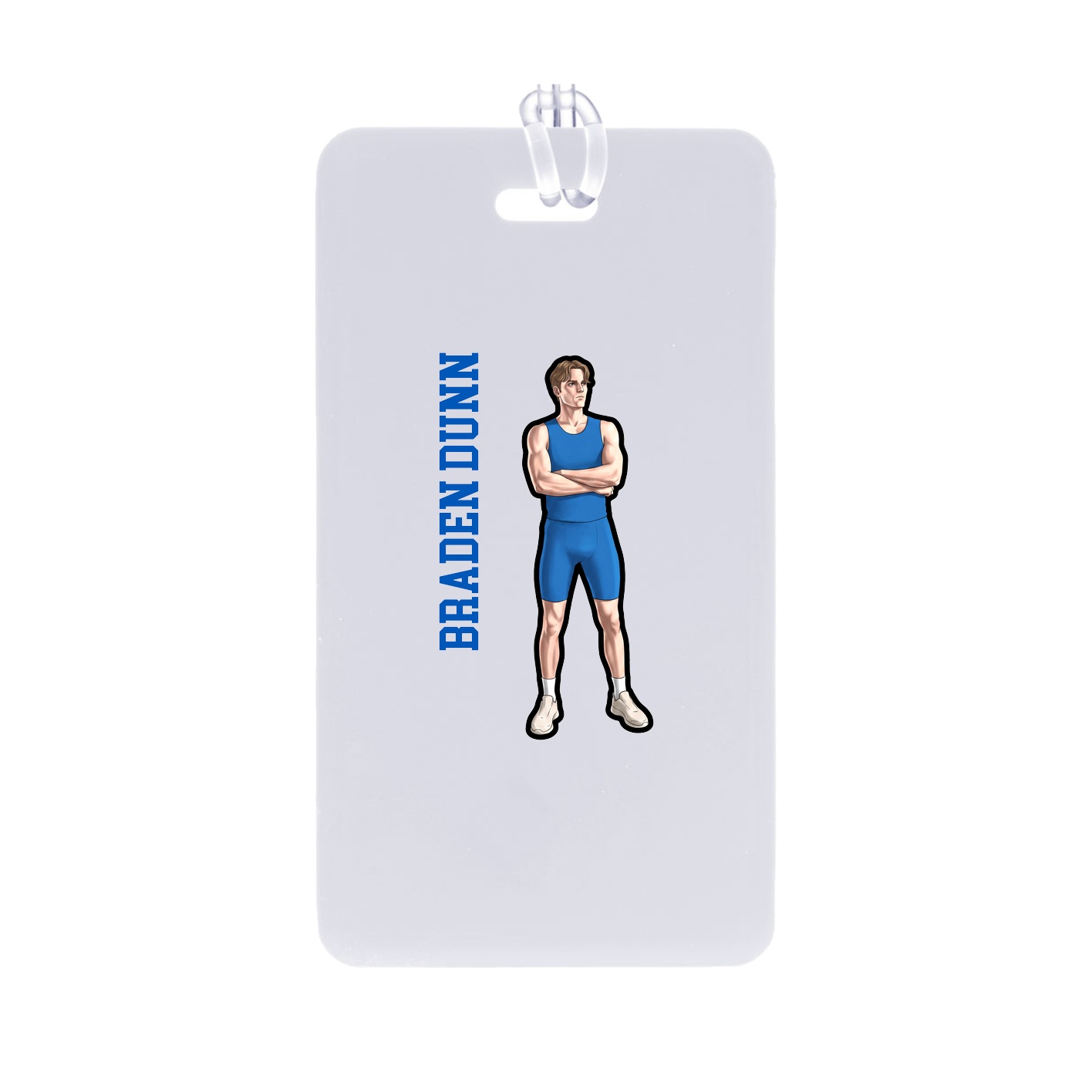 Bag Tag — Name Vertical in Classic