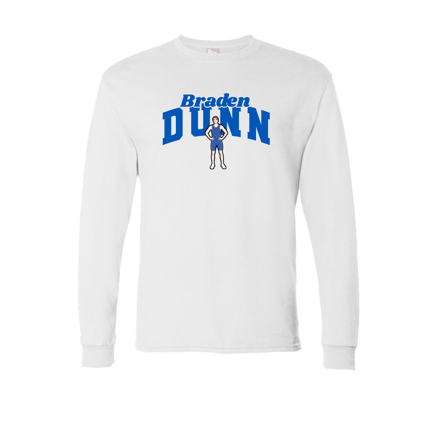 Long Sleeve Tee — Signature Arch in White