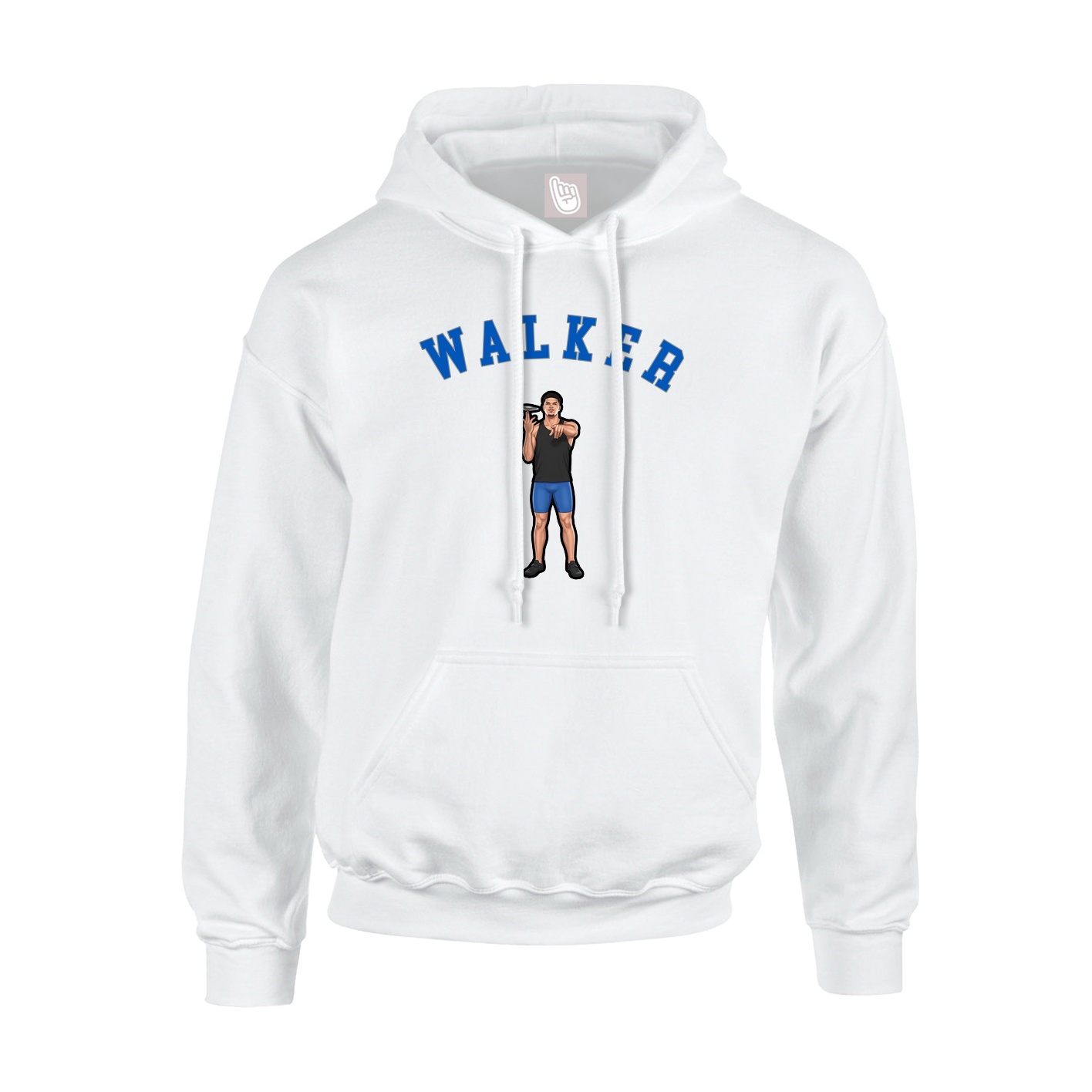 Hoodie — Shirsey Arch in White