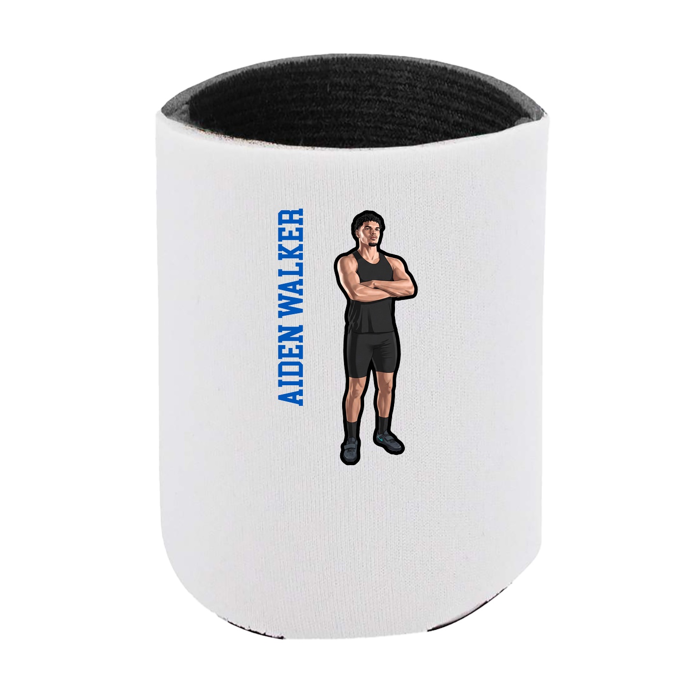 Can Holder — Name Vertical in White