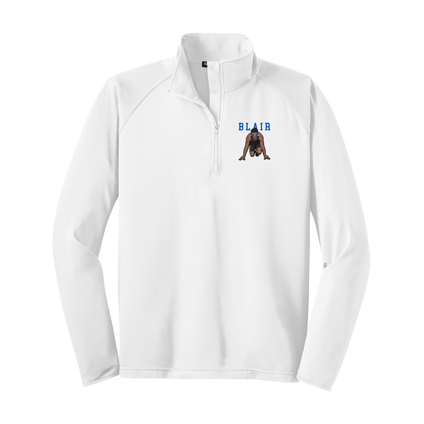 Q-Zip Pullover — Shirsey in White