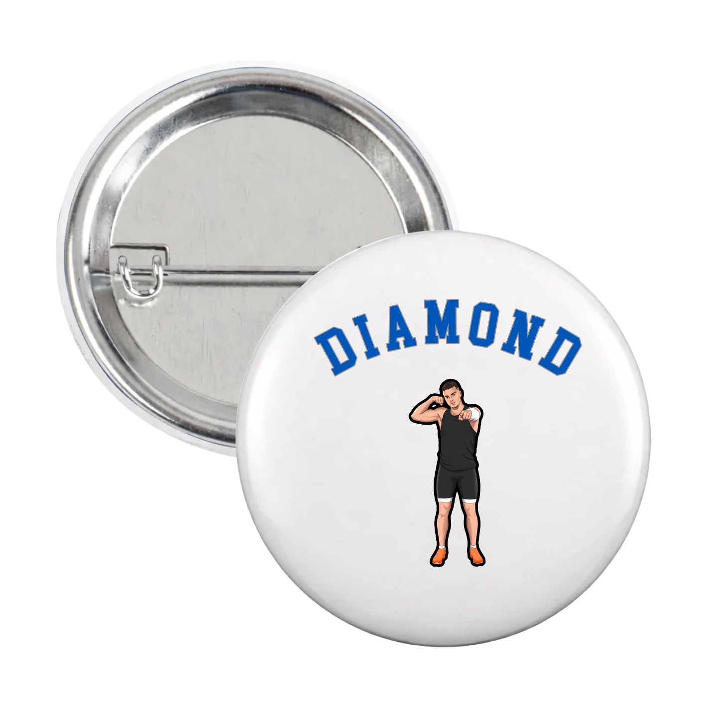 Game Day Button — Shirsey Arch in White
