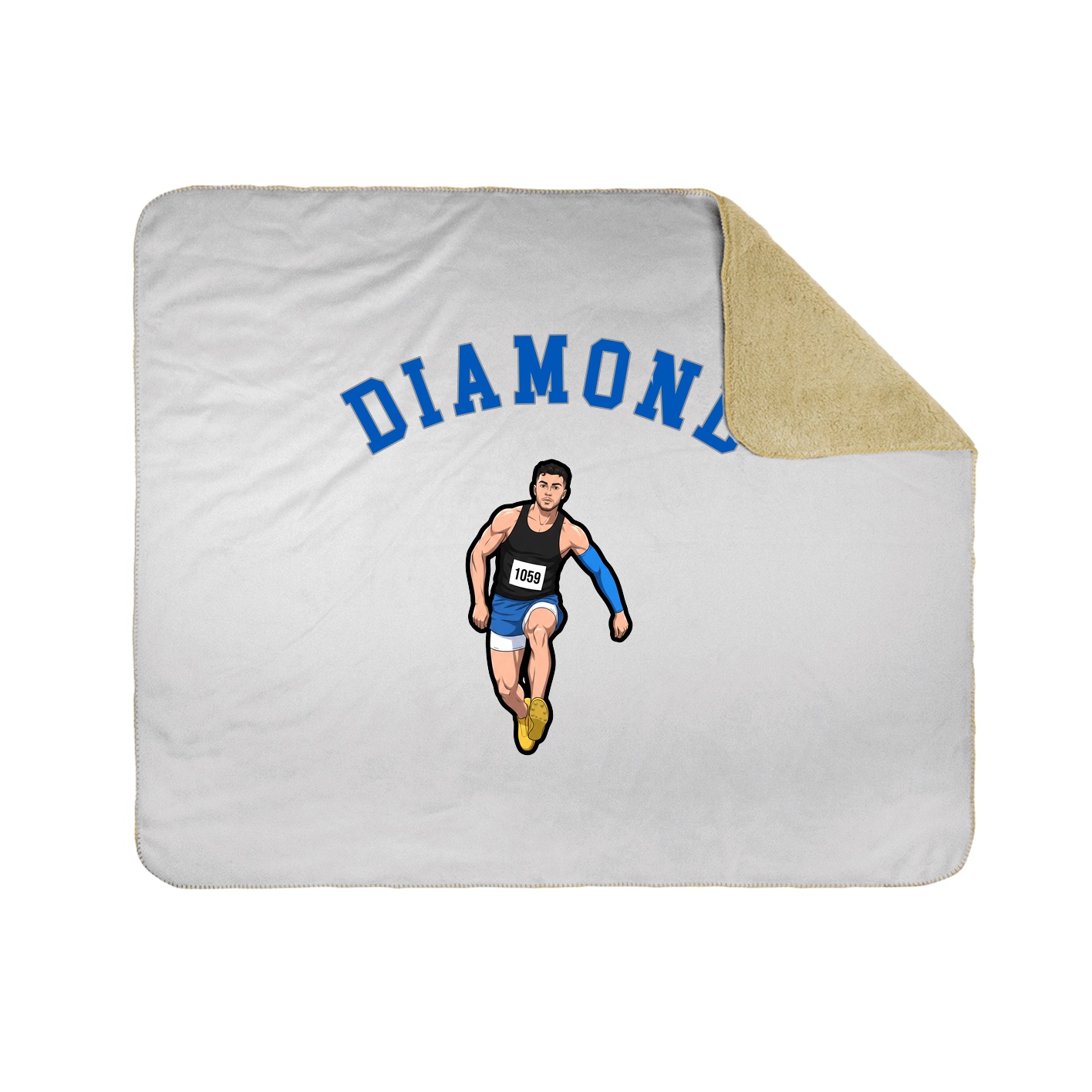 50x60 Sherpa Lined Throw Blanket