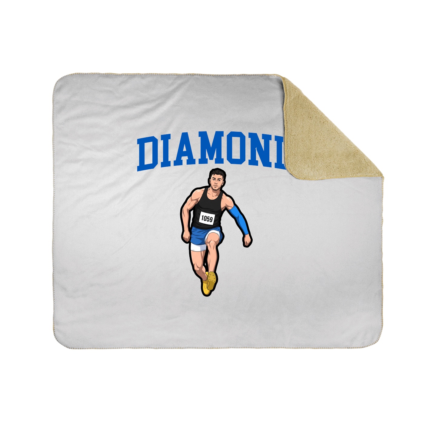 50x60 Sherpa Lined Throw Blanket