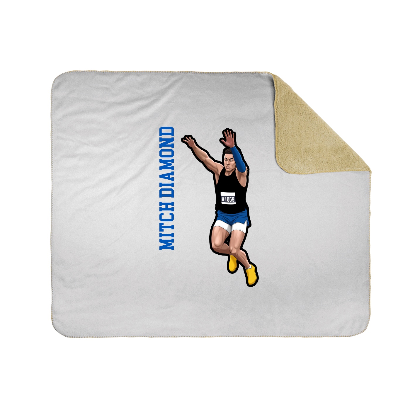 50x60 Sherpa Lined Throw Blanket