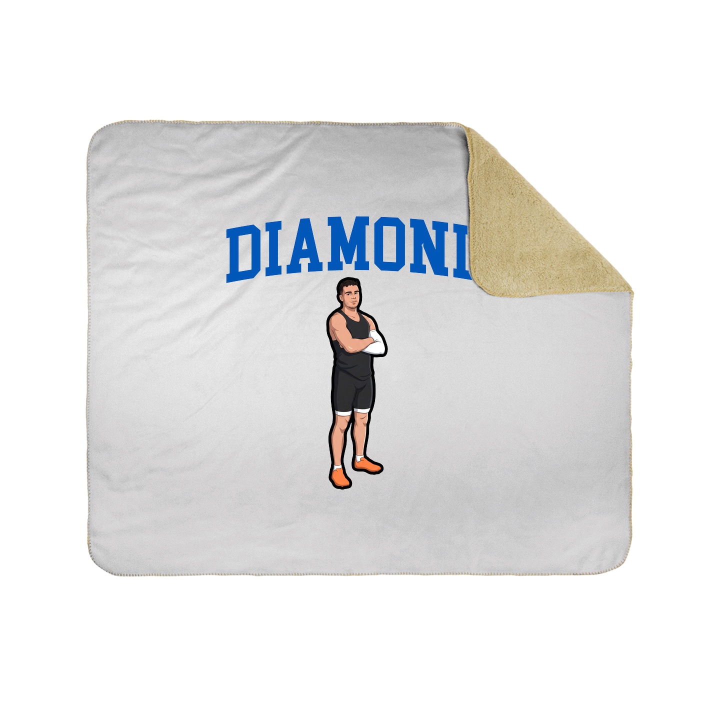 50x60 Sherpa Lined Throw Blanket