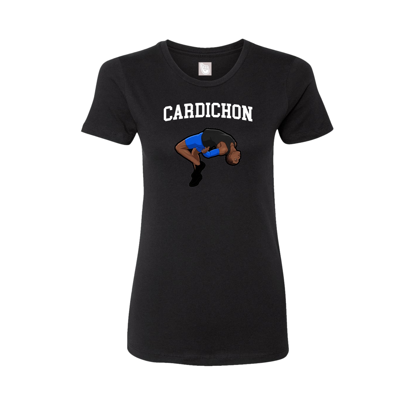 Fitted Women's Tee — Shirsey in Black