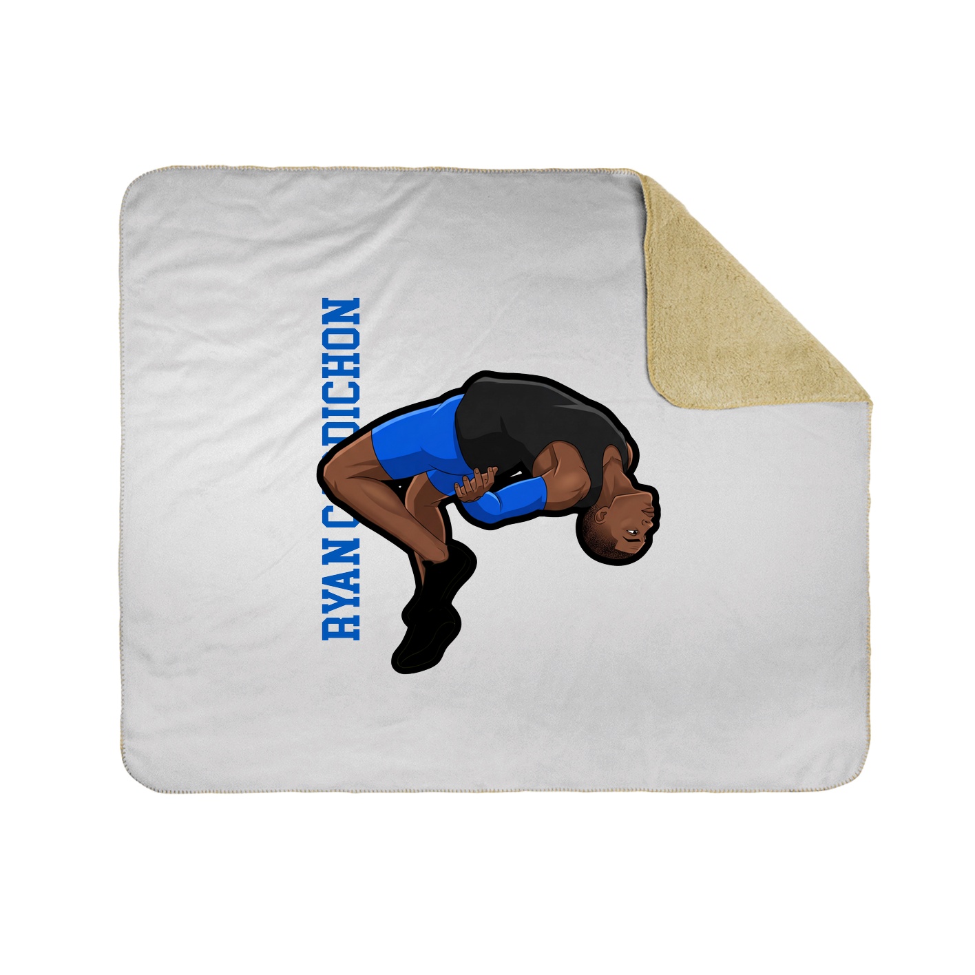 50x60 Sherpa Lined Throw Blanket