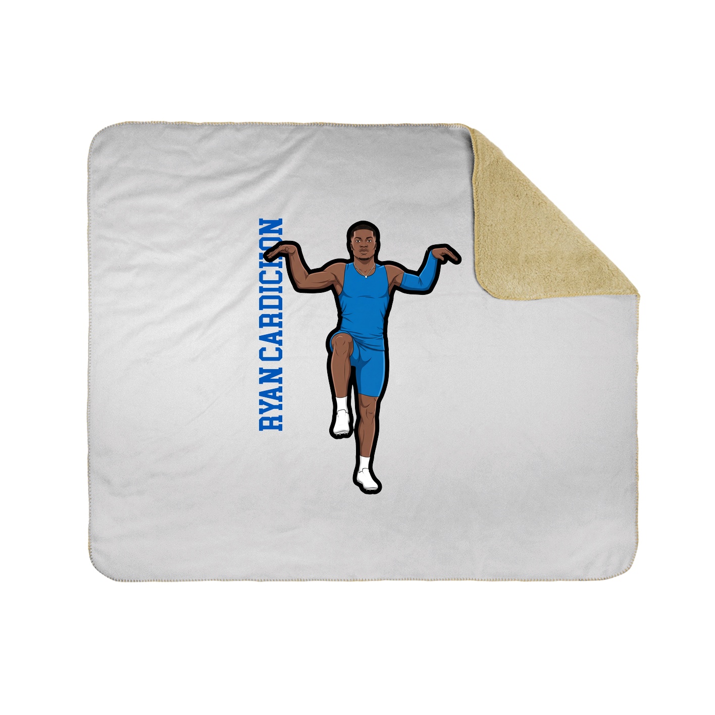 50x60 Sherpa Lined Throw Blanket