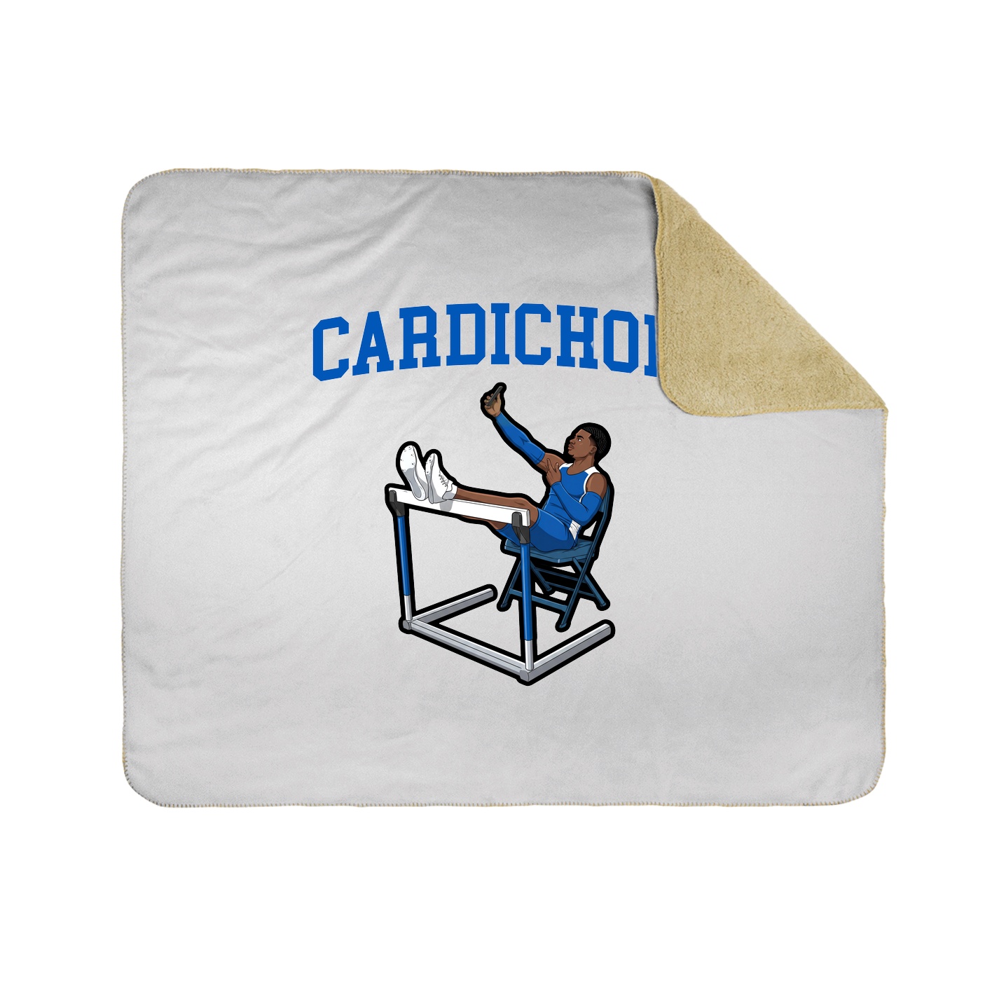 50x60 Sherpa Lined Throw Blanket