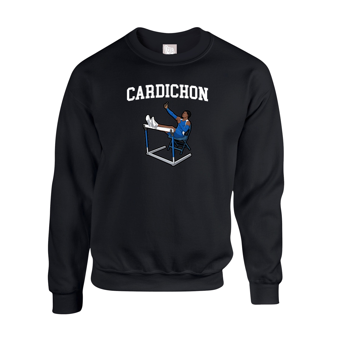 Fleece Crew — Shirsey in Black