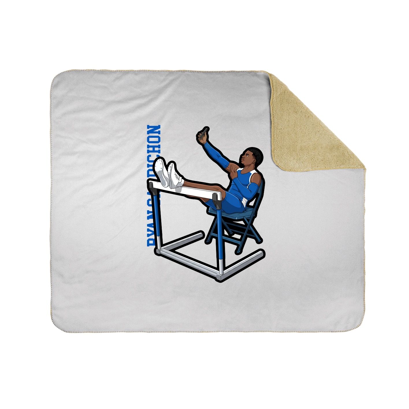 50x60 Sherpa Lined Throw Blanket