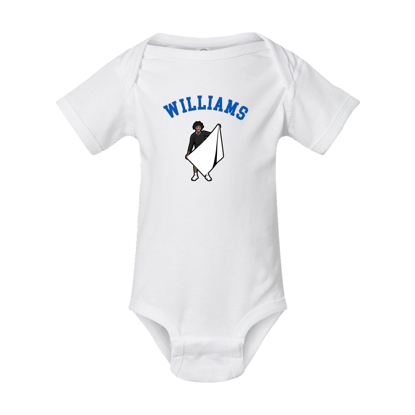 Baby Onesie — Shirsey Arch in White