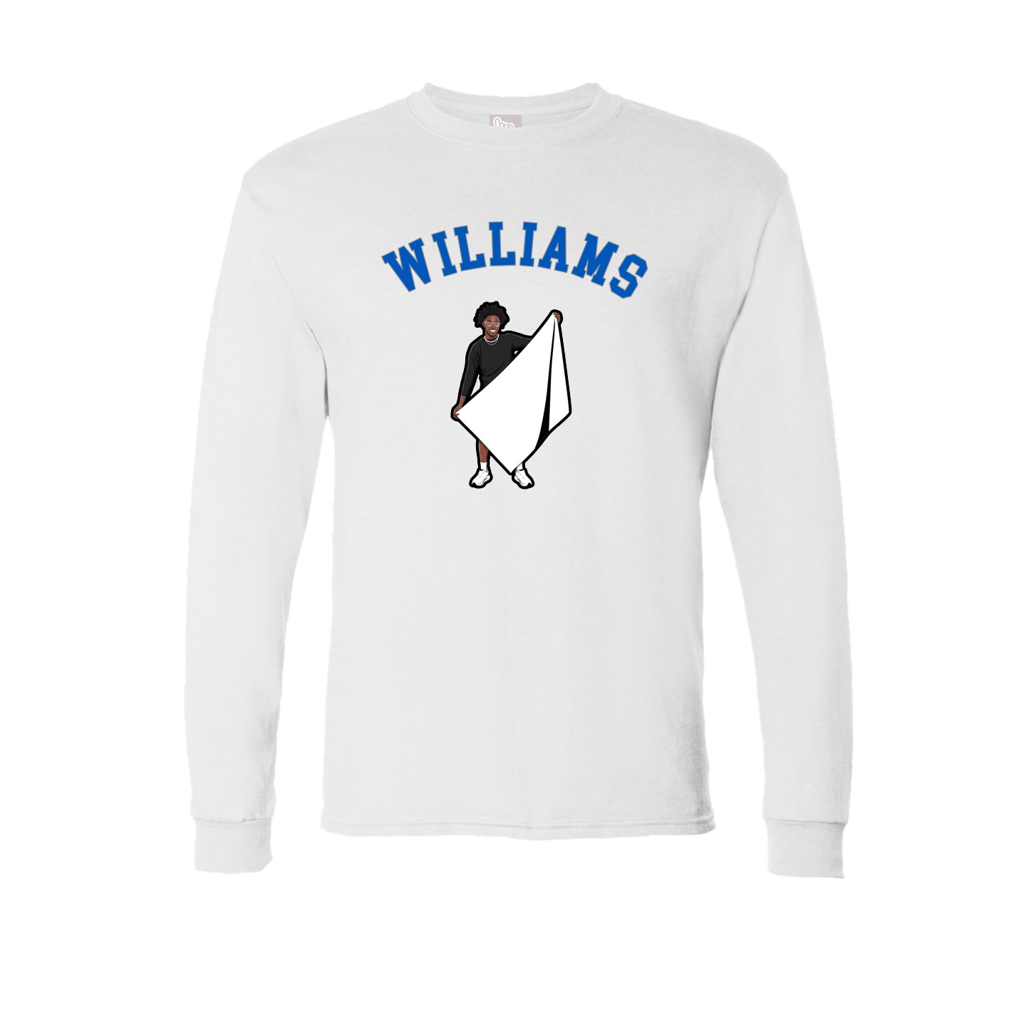 Long Sleeve Tee — Shirsey Arch in White