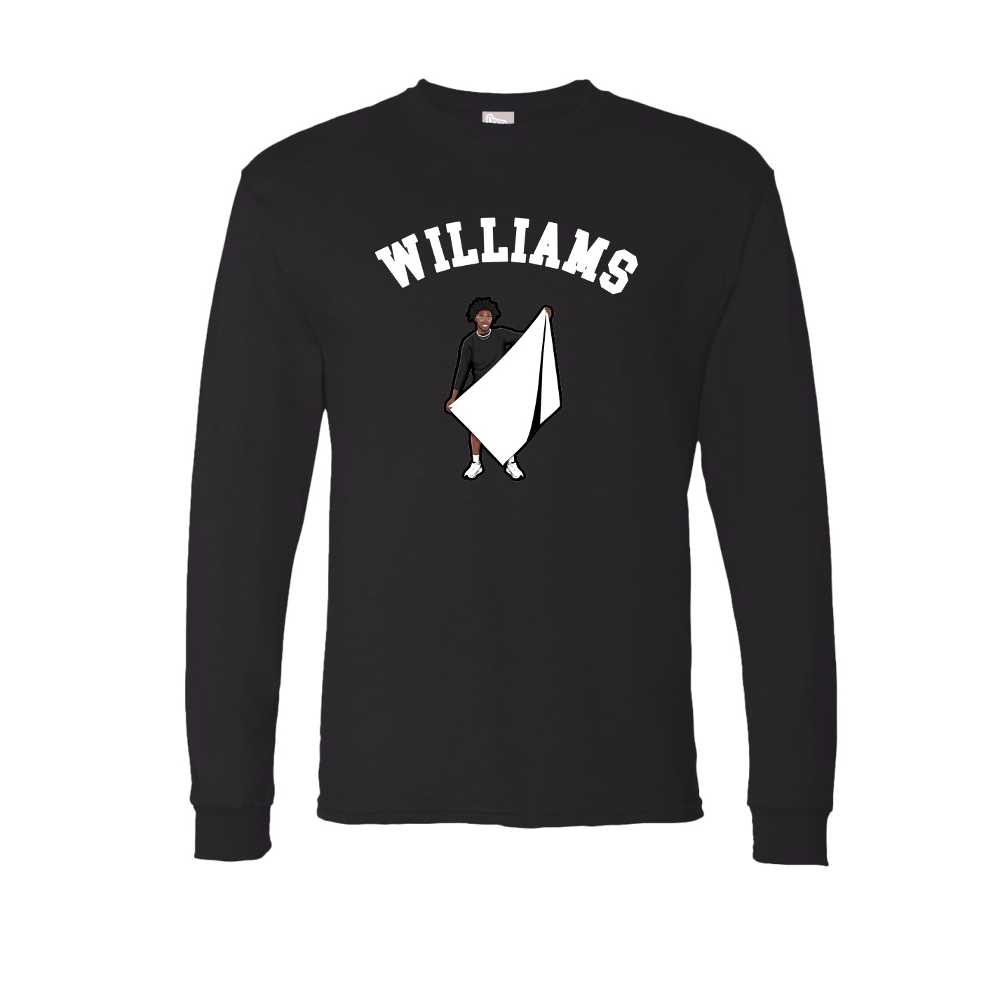 Long Sleeve Tee — Shirsey Arch in Black