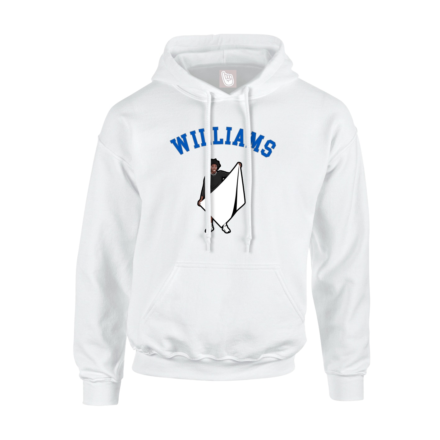 Youth Hoodie — Shirsey Arch in White