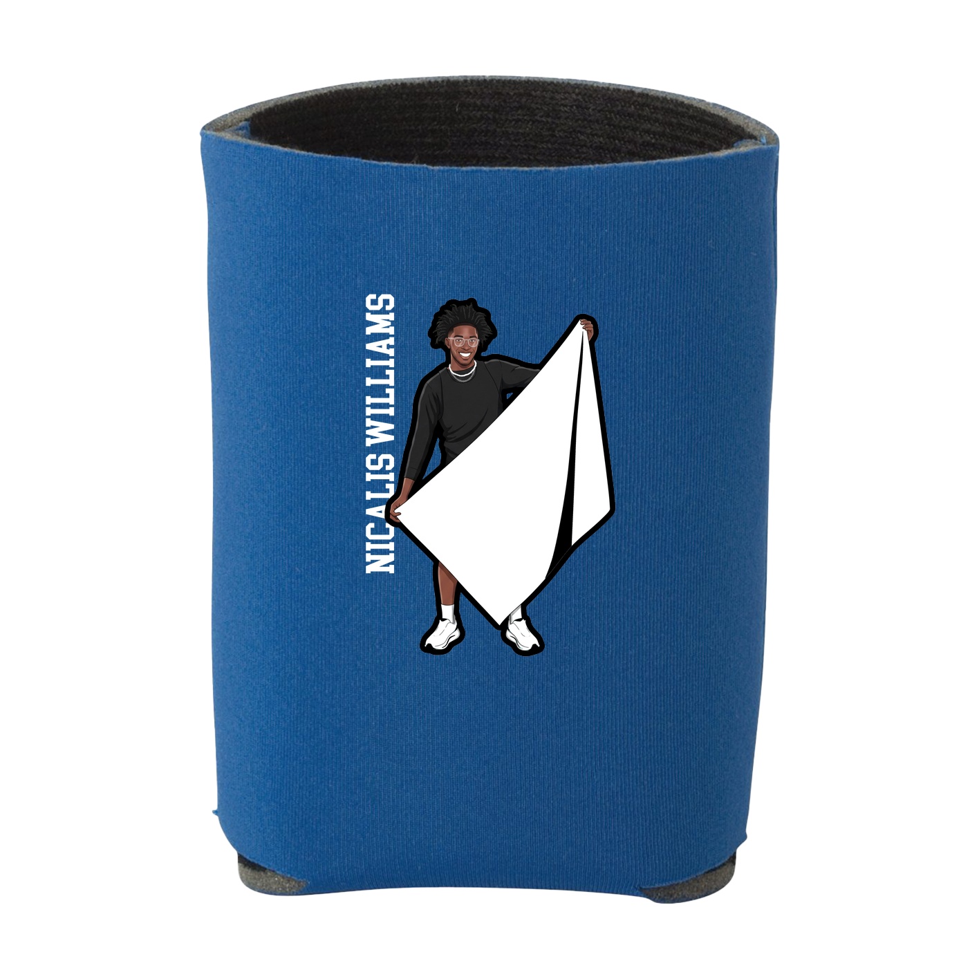 Can Holder — Name Vertical in Royal
