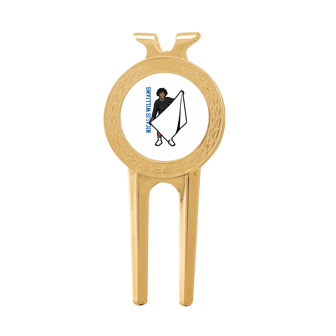 Divot Tool with Ball Marker — Name Vertical in Classic