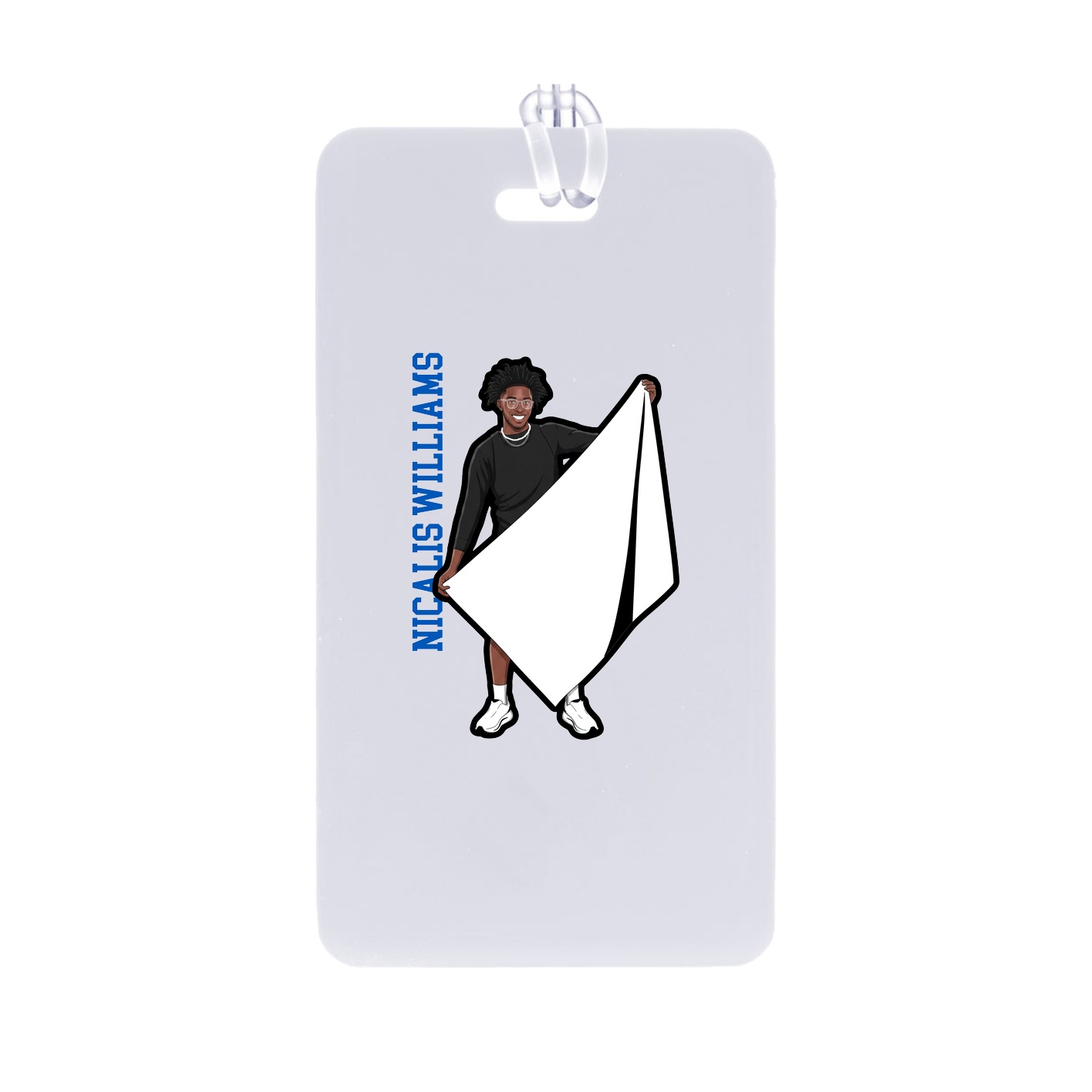 Bag Tag — Name Vertical in Classic