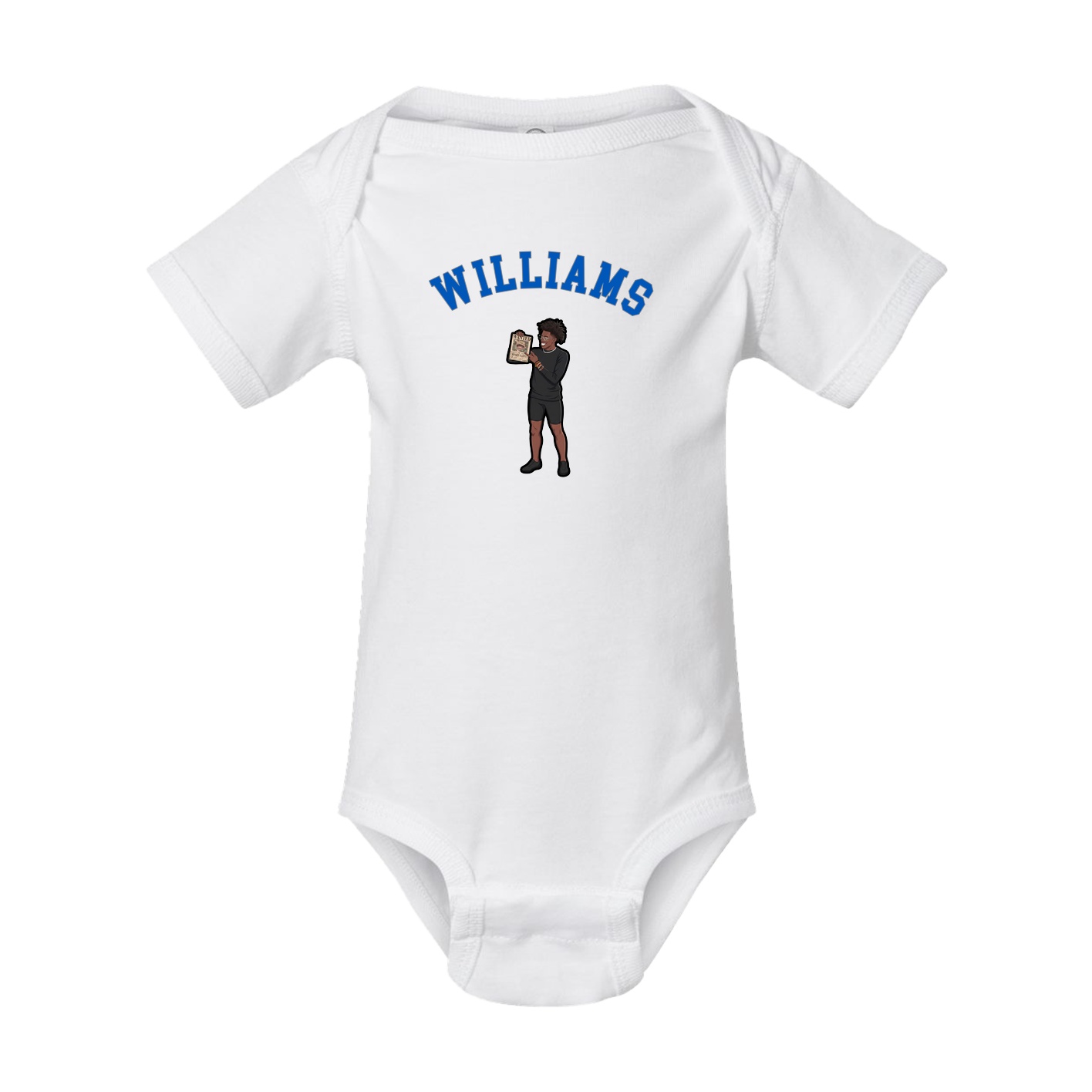 Baby Onesie — Shirsey Arch in White