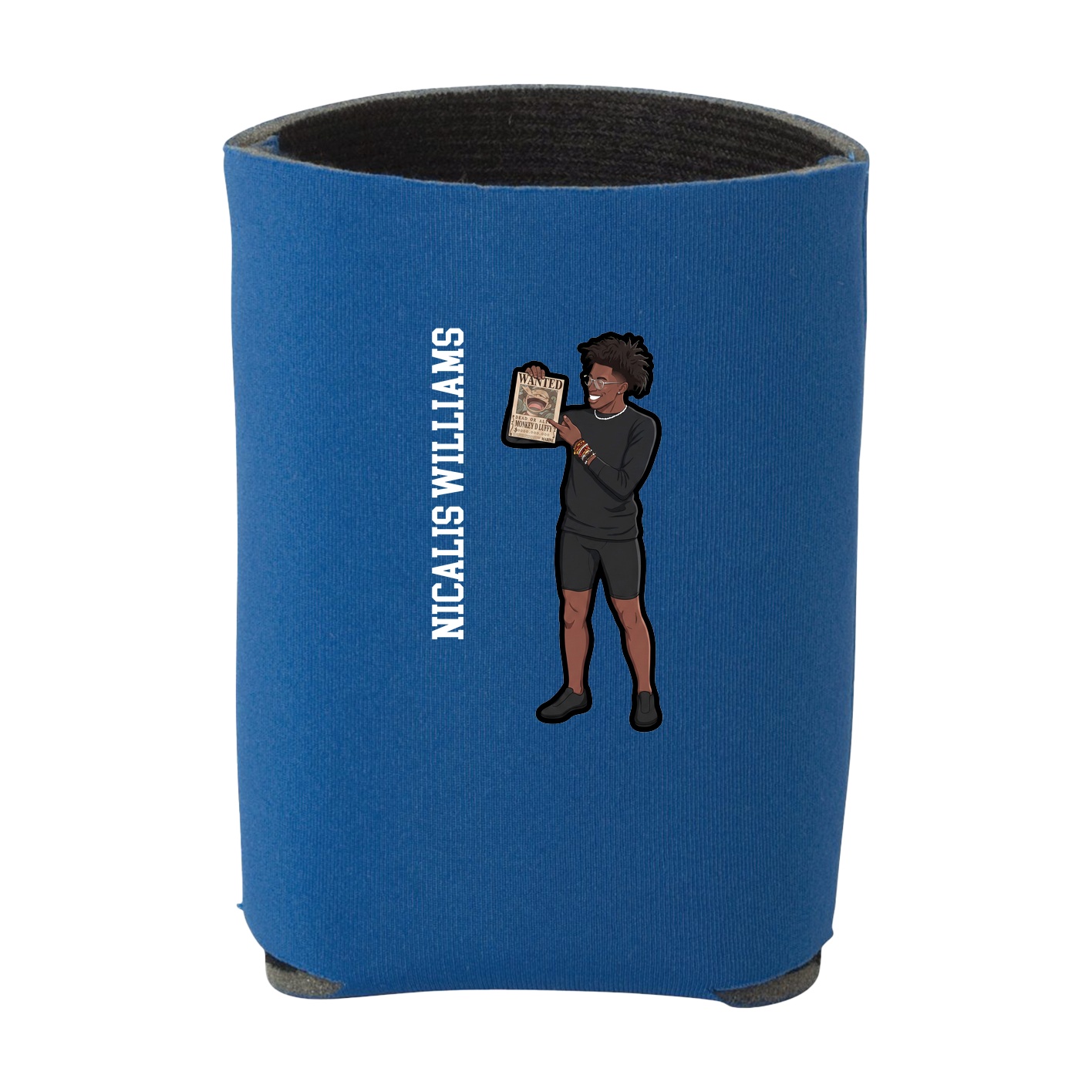 Can Holder — Name Vertical in Royal
