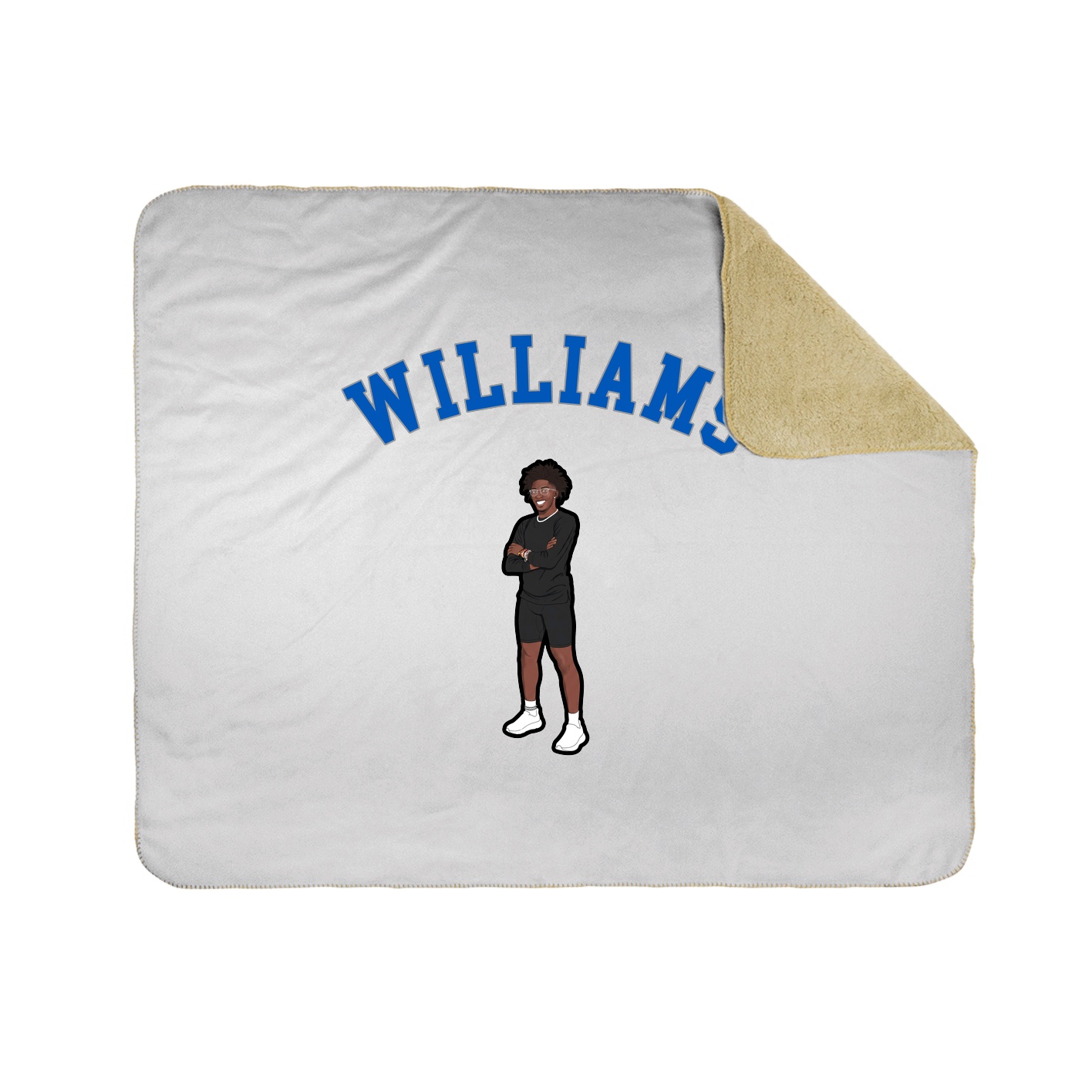 Throw Blanket — Shirsey Arch in White