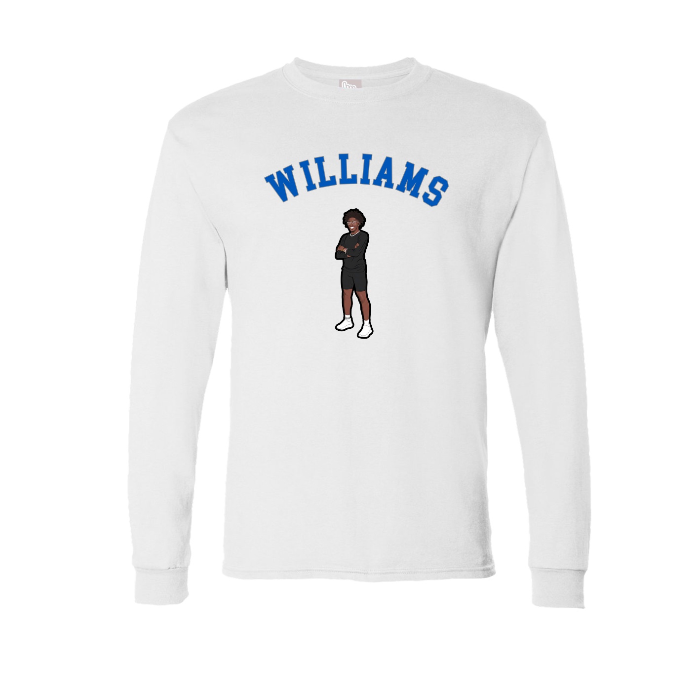 Long Sleeve Tee — Shirsey Arch in White