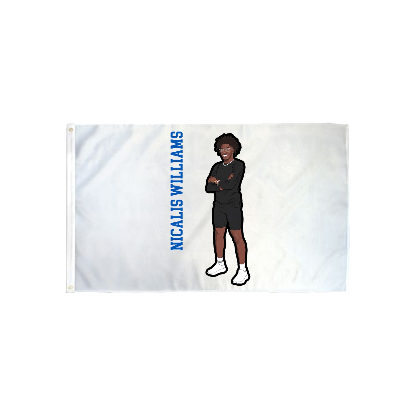3x5 Flag — Name Vertical in Classic