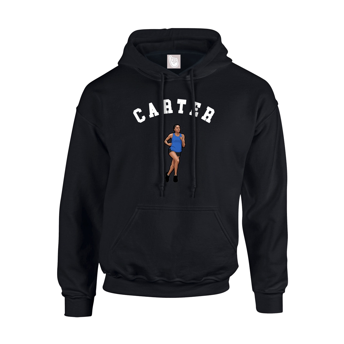 Youth Hoodie — Shirsey Arch in Black
