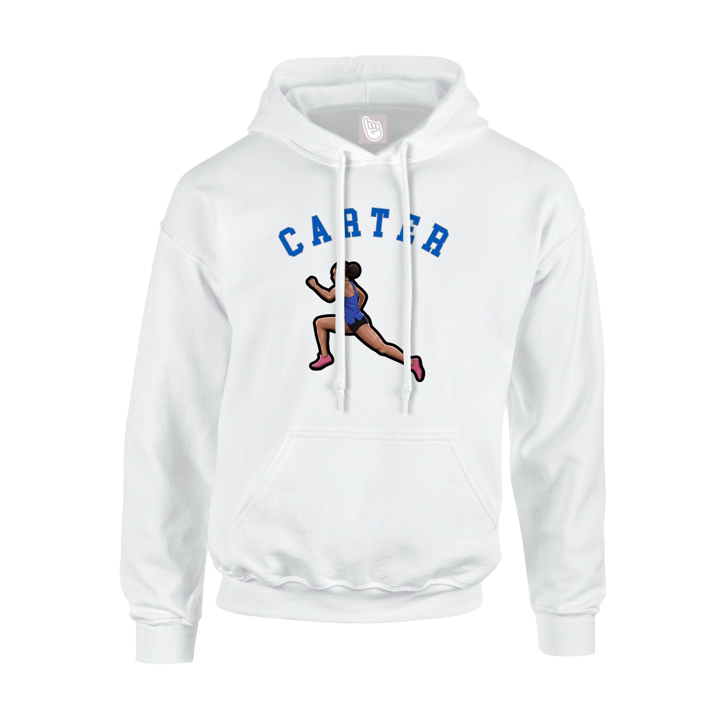 Hoodie — Shirsey Arch in White
