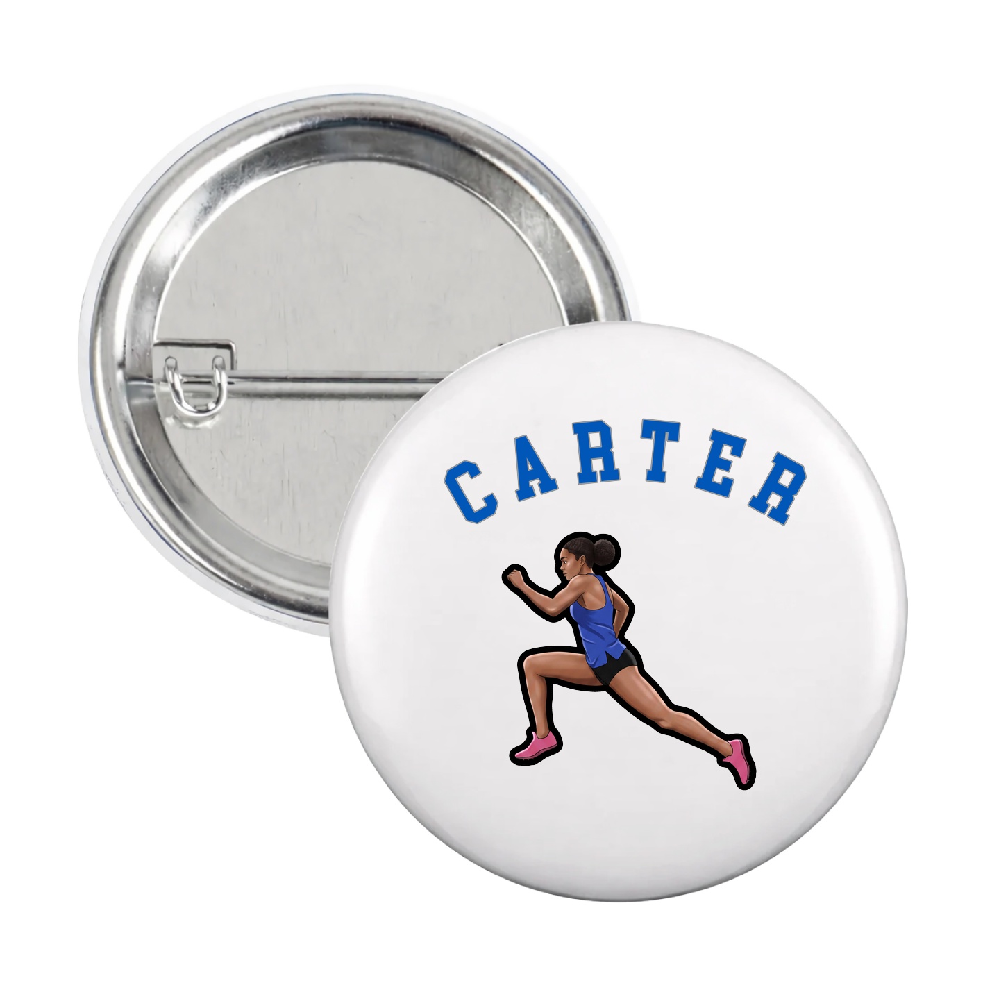 Game Day Button — Shirsey Arch in White