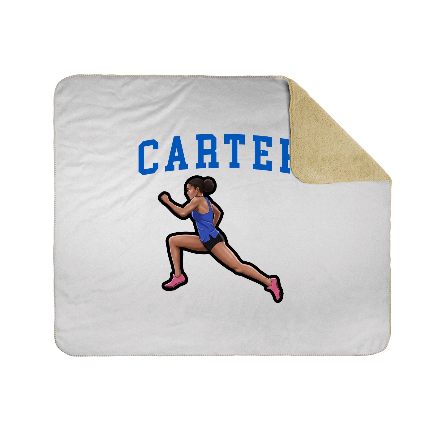 Throw Blanket — Shirsey in White