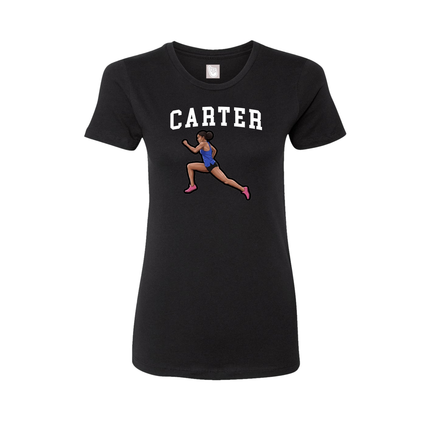 Fitted Women's Tee — Shirsey in Black