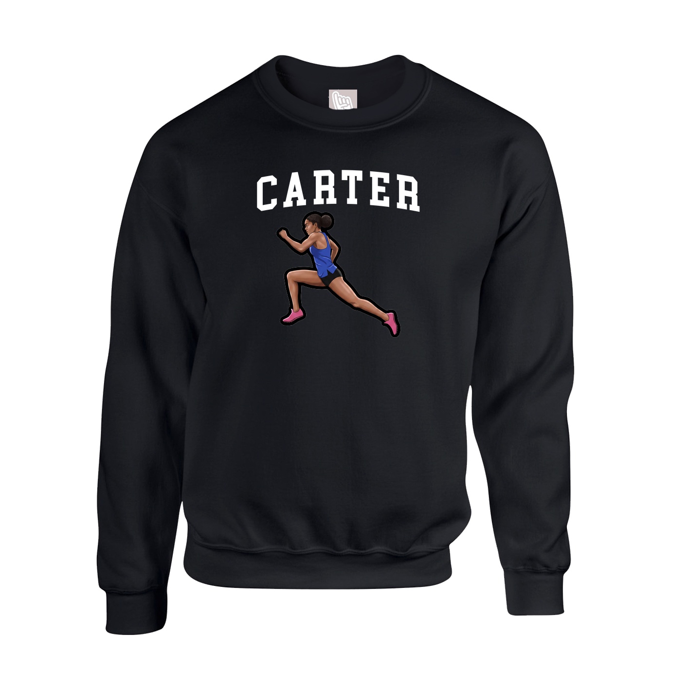 Fleece Crew — Shirsey in Black