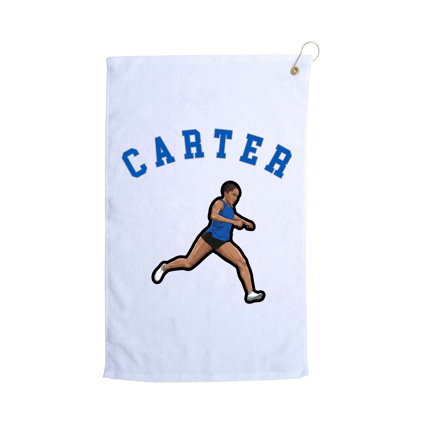 Golf Towel — Shirsey Arch in White