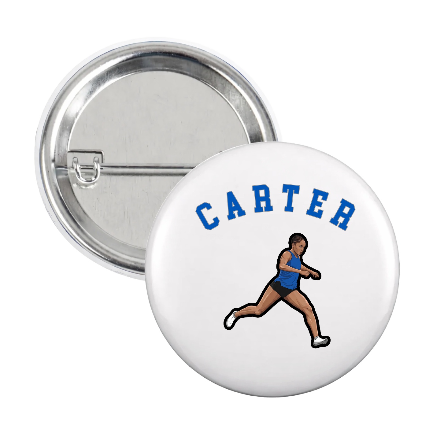 Game Day Button — Shirsey Arch in White