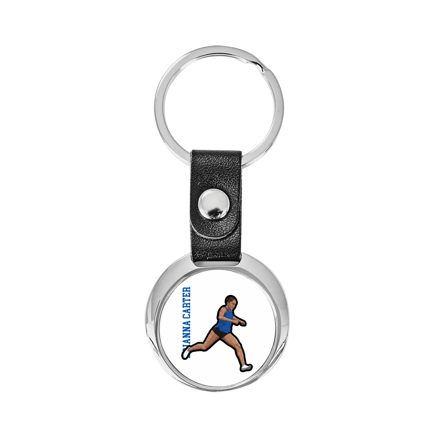 Key Chain — Name Vertical in Classic