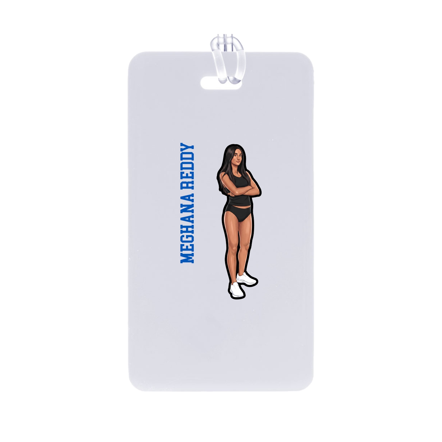 Bag Tag — Name Vertical in Classic