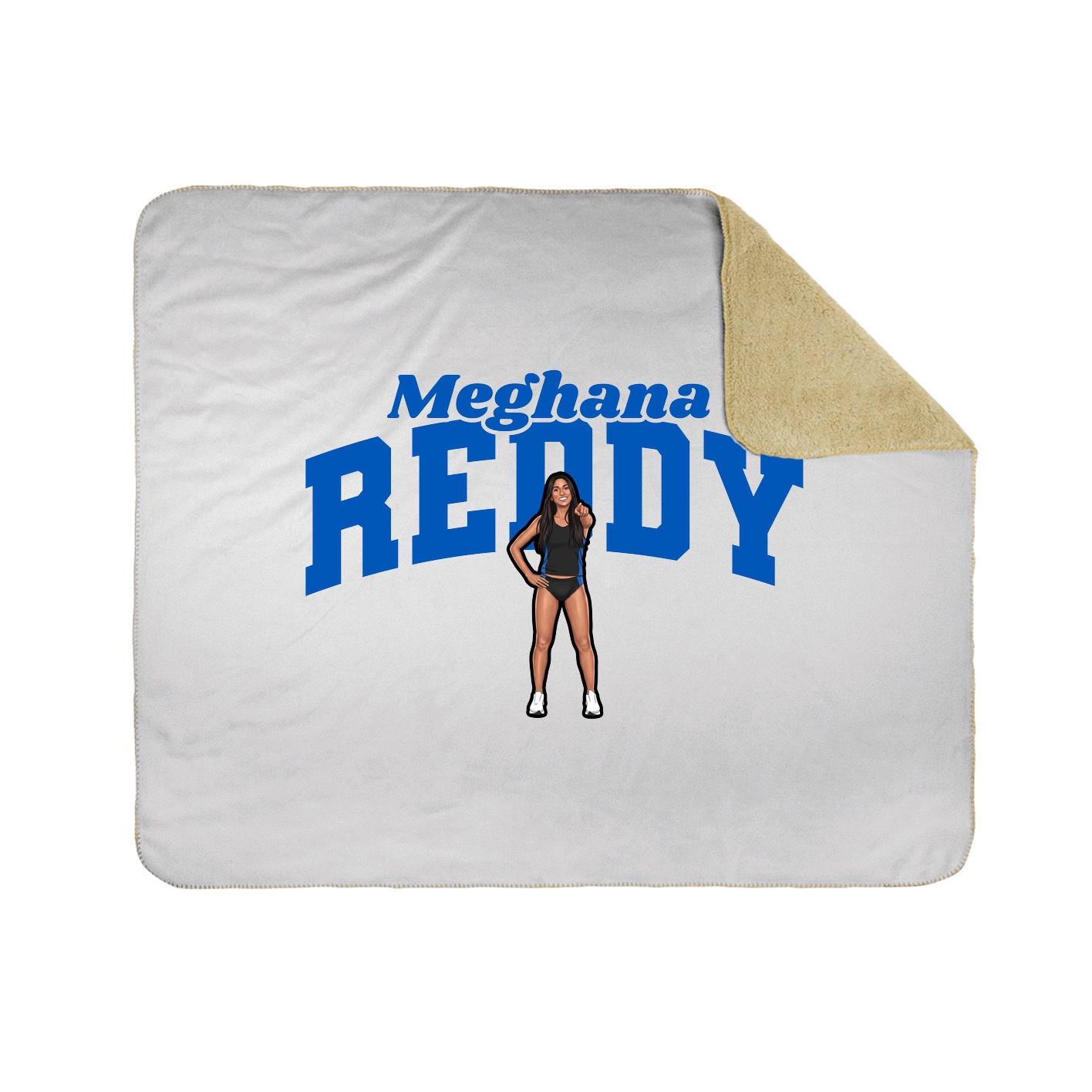 Throw Blanket — Signature Arch in White