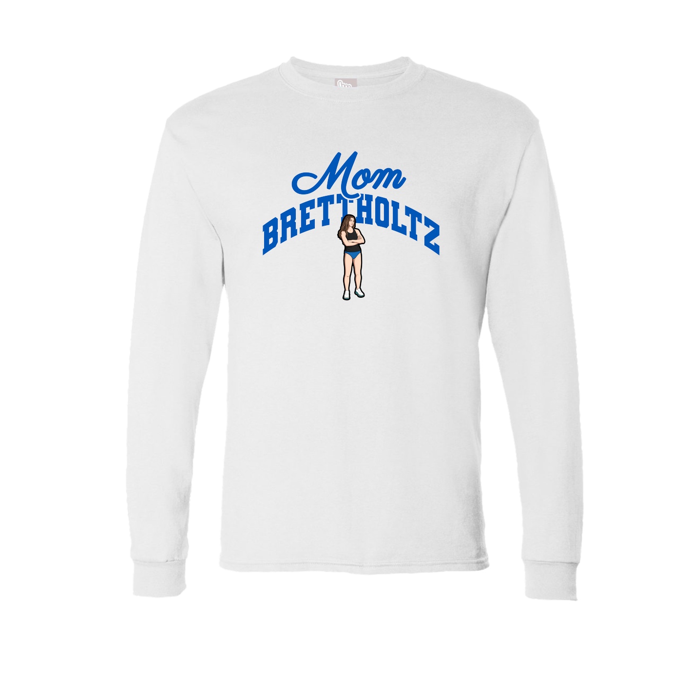 Long Sleeve Tee — Mothers Day Arch in White