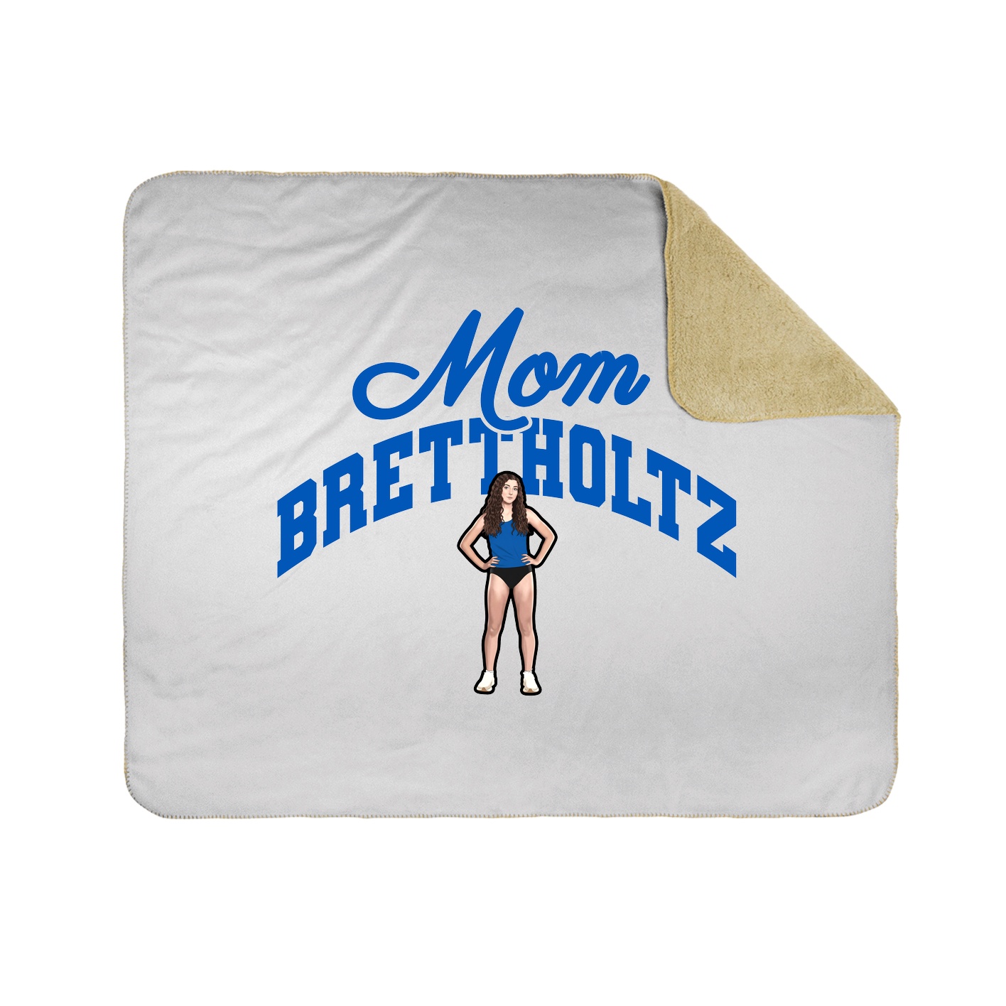 Throw Blanket — Mothers Day Arch in White