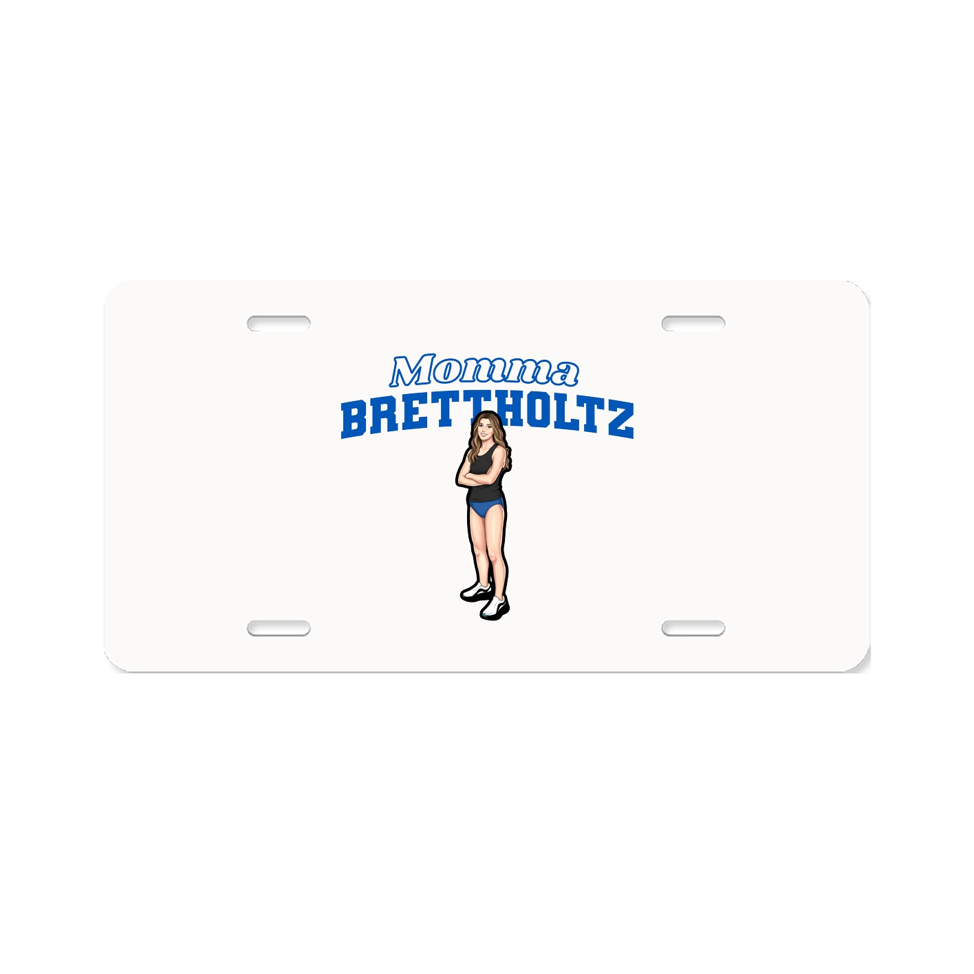 License Plate — Mothers Day Block in Classic