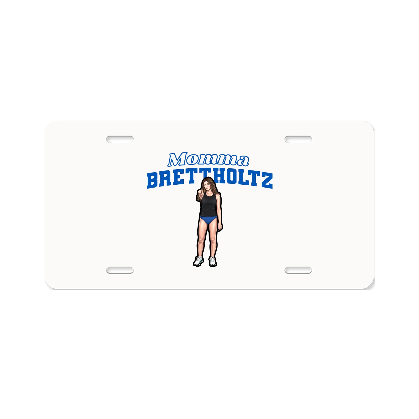 License Plate — Mothers Day Block in Classic
