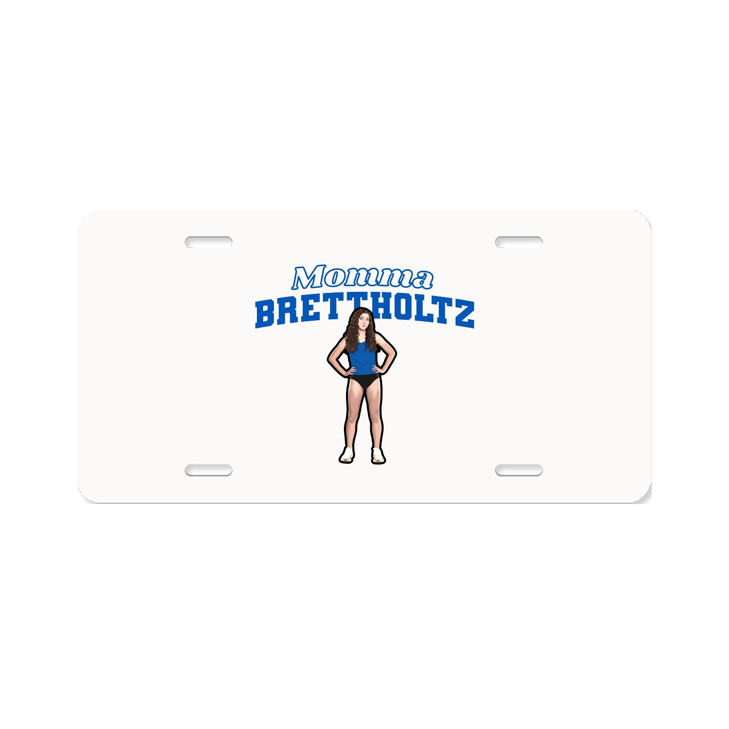 License Plate — Mothers Day Block in Classic