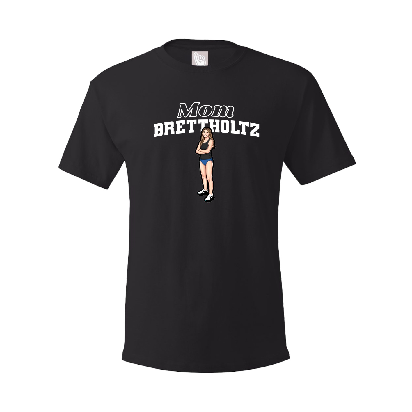 Youth Tee — Mothers Day Block in Black