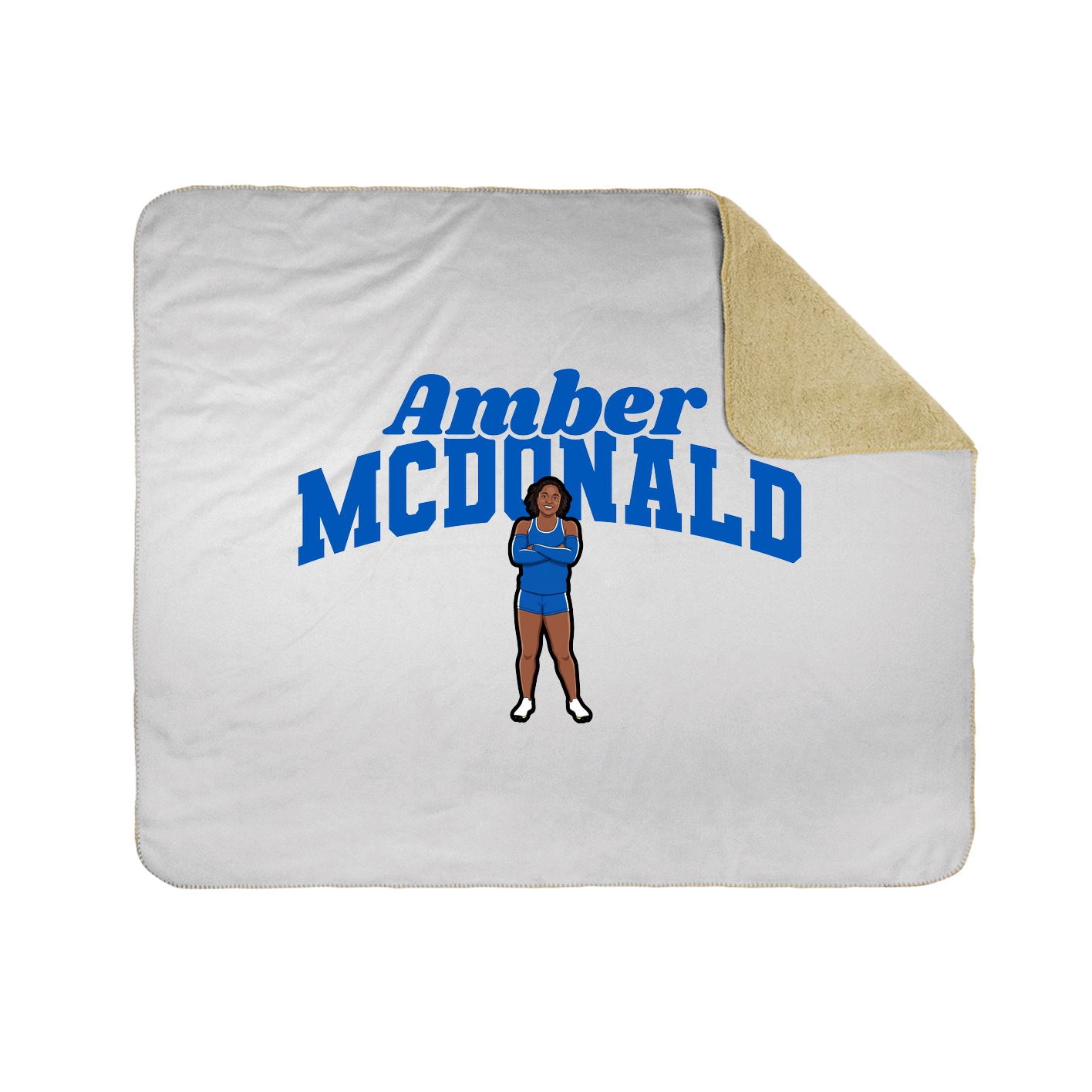 Throw Blanket — Signature Arch in White